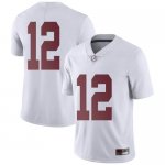 Youth Alabama Crimson Tide #12 Logan Burnett White Limited NCAA College Football Jersey 2403JSVK1